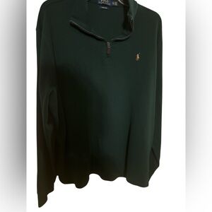 Ralph Lauren Dark Green Pullover with Logo mens XL TG